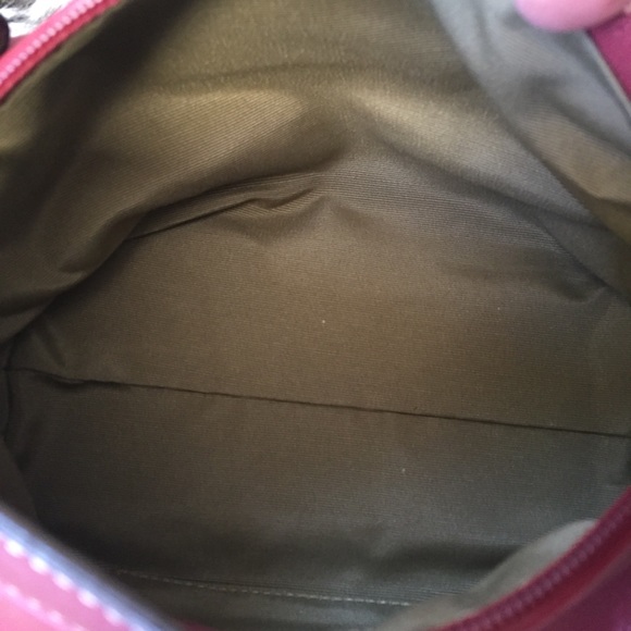 Red leather Coach minibag - Picture 2 of 3